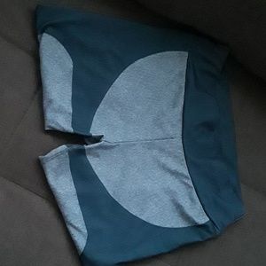 Workout leggings light grey/dark grey